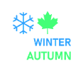 I love winter and autumn