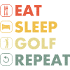 Golf manger dormir répéter