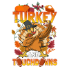 Thanksgiving and Football - Dabbing Turkey