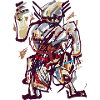 Samurai Abstrakt