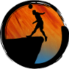 Football Po Sunset Silhouette