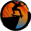 Skateboard Sunset Silhouette