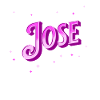 Jose's name personalized