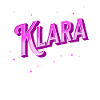 Klara name personalized