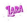 Nom Lara personnalisé