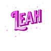 Leah name personalized