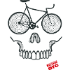 skull cyclist