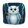 Christmas motif snowy owl