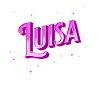 Luisa's name personalized