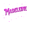 Madeleine's name personalized