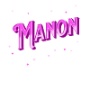 Nom Manon personnalisé