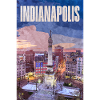 Indianapolis skyline at Monument Circle