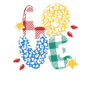 Pattern Teacher Student Love Christmas