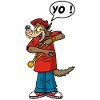 Loup rappeur