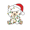 Alpaca Christmas Winter Animals Alpacas