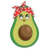 Avocat Bandana végétalien