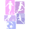 Soccer Girls Footballer Women