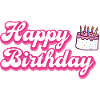 Joyeux anniversaire gâteau Félicitations