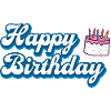 Joyeux anniversaire gâteau Félicitations