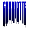Charlotte Skyline Blue Gradient