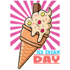 Eiscreme logo Sommer Softeis Geschenkidee