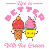 Eiscreme logo Sommer Softeis Geschenkidee