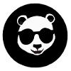 Panda avec lunettes de soleil