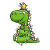 Tree Rex Christmas Dinosaur Child