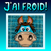 J'ai froid - Hiver - CHEVAL - ANIMAUX