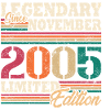 Legendary November 2005 limited edition