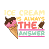 Eiscreme logo Sommer Softeis Geschenkidee