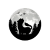 Ferret Moon Ferret Weasel
