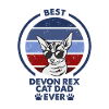 Cat Dad - Devon Rex Cat