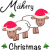 Joyeux Noël, MÄHrry Christmas sheep