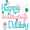 Happy Birthday Daddy Typography