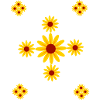 Sonnenblumenblüten