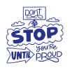 Stop until Proud