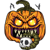 Citrouille Halloween Kürbis