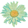 Gänseblume Mosaik Illustration