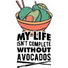 Avocats vegan healthy bio