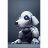 Cute robot dog