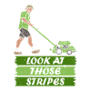 Look At Those Stripes Lawn Care Quote for Garden