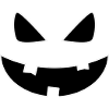Halloween scary face