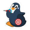Penguin Dart Dart Dartboard