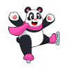 Panda Ice Skating Skates