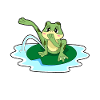 Frog toilet