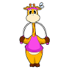 Corde de fitness girafe