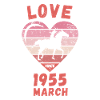 Amour équitation anniversaire Mars 1955