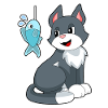 Cat Angler Fish Fishing