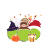 Hallothanksmas Tennis Halloween Christmas